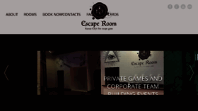 What Escaperoomkc.com website looked like in 2017 (6 years ago)