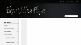 What Elegantaddressplaques.com website looked like in 2017 (6 years ago)
