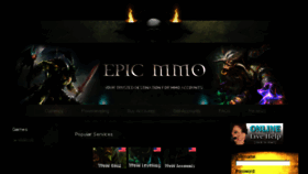 What Epicmmo.com website looked like in 2017 (6 years ago)
