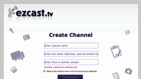 What Ezcast.tv website looked like in 2017 (6 years ago)