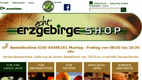 What Echt-erzgebirge-shop.de website looked like in 2017 (6 years ago)