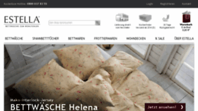 What Estella-shop.de website looked like in 2017 (6 years ago)
