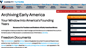 What Earlyamerica.com website looked like in 2017 (6 years ago)