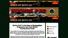 What Euchrepad.com website looked like in 2017 (6 years ago)