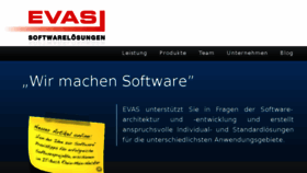What Evas.de website looked like in 2017 (8 years ago)