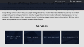 What Essaywritingservice.pro website looked like in 2017 (6 years ago)