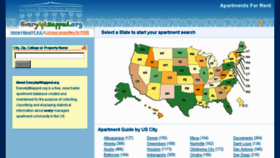 What Everyaptmapped.org website looked like in 2017 (6 years ago)