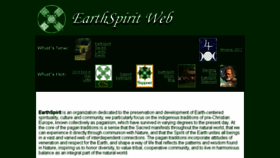 What Earthspirit.org website looked like in 2017 (6 years ago)