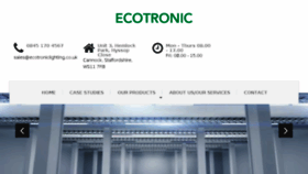 What Ecotroniclighting.co.uk website looked like in 2017 (6 years ago)