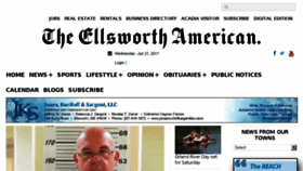 What Ellsworthmaine.com website looked like in 2017 (6 years ago)
