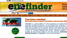 What Enefinder.com website looked like in 2017 (6 years ago)