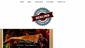 What Eatberlins.com website looked like in 2017 (6 years ago)