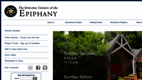 What Epiphany.org website looked like in 2017 (6 years ago)