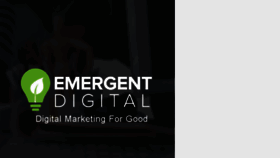 What Emergentdigital.com website looked like in 2017 (6 years ago)