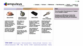 What Empulsys.com website looked like in 2017 (6 years ago)