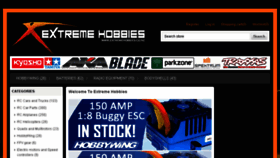 What Extremehobbies.co.nz website looked like in 2017 (6 years ago)
