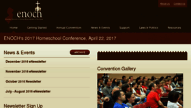 What Enochnj.org website looked like in 2017 (6 years ago)