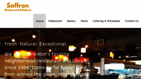 What Eatatsaffron.com website looked like in 2017 (6 years ago)