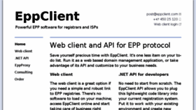 What Eppclient.com website looked like in 2017 (6 years ago)