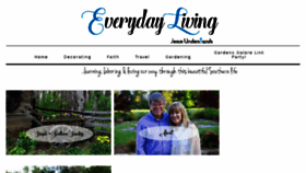 What Everydayliving.me website looked like in 2017 (6 years ago)