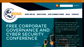 What Eciia.eu website looked like in 2017 (6 years ago)