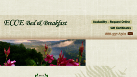What Eccebedandbreakfast.com website looked like in 2017 (6 years ago)