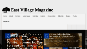 What Eastvillagemagazine.org website looked like in 2017 (6 years ago)