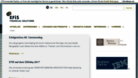 What Efis.de website looked like in 2017 (8 years ago)