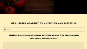 What Eatrightnj.org website looked like in 2017 (6 years ago)
