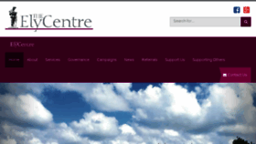 What Elycentre.com website looked like in 2017 (6 years ago)