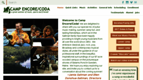 What Encore-coda.com website looked like in 2017 (6 years ago)