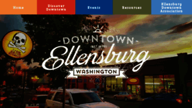 What Ellensburgdowntown.org website looked like in 2017 (6 years ago)