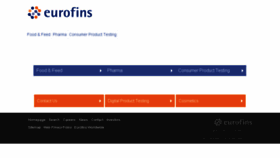 What Eurofins.ph website looked like in 2017 (6 years ago)