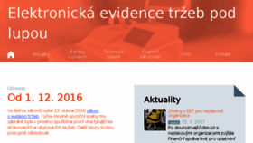 What E-trzby-pohoda.cz website looked like in 2017 (6 years ago)
