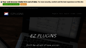 What Ezplugins.de website looked like in 2017 (6 years ago)