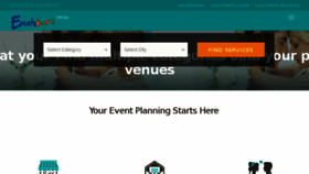 What Eventskart.in website looked like in 2017 (6 years ago)