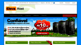 What Elevahost.com.br website looked like in 2017 (6 years ago)
