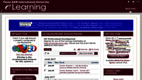 What Elearning.tamiu.edu website looked like in 2017 (6 years ago)