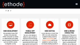 What Ethode.com website looked like in 2017 (6 years ago)