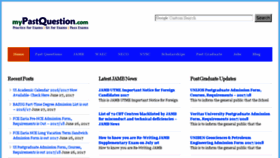 What Examsguru.net website looked like in 2017 (6 years ago)
