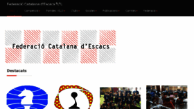 What Escacs.cat website looked like in 2017 (6 years ago)