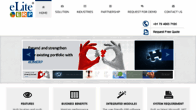What Eliteerp.in website looked like in 2017 (8 years ago)