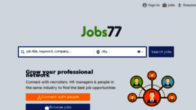 What Educationjobs77.com website looked like in 2017 (6 years ago)