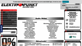 What Elektropunkt.pl website looked like in 2017 (6 years ago)