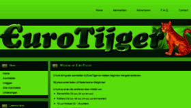What Eurotijger.eu website looked like in 2017 (6 years ago)