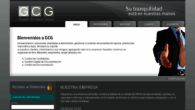 What Estudiogcg.com.ar website looked like in 2017 (6 years ago)
