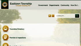 What Easttown.org website looked like in 2017 (6 years ago)