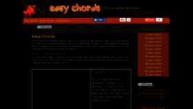 What Easy-chords.com website looked like in 2017 (6 years ago)