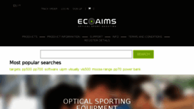 What Eko-aims.com website looked like in 2017 (6 years ago)