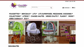 What E-funkybaby.fr website looked like in 2017 (6 years ago)